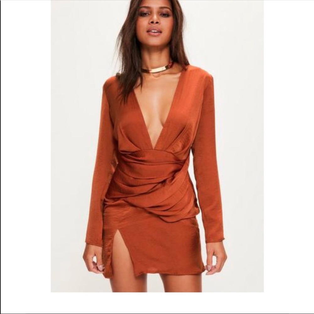 Black miss guided silk dress